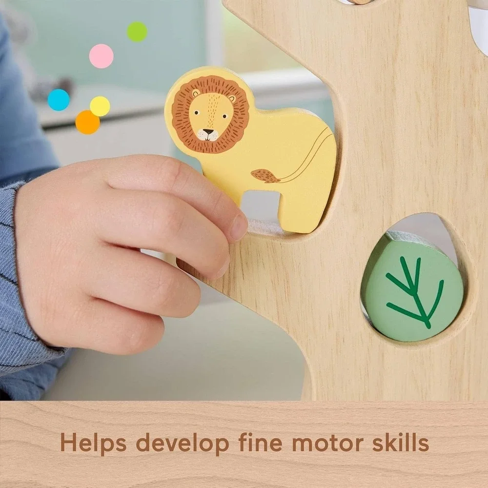 Fisher-Price Wooden Balance‎ Tree Toddler Toy 10pc Coordination NEW